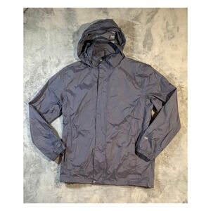 33,000ft Men's Navy Blue Waterproof Raincoat Size L